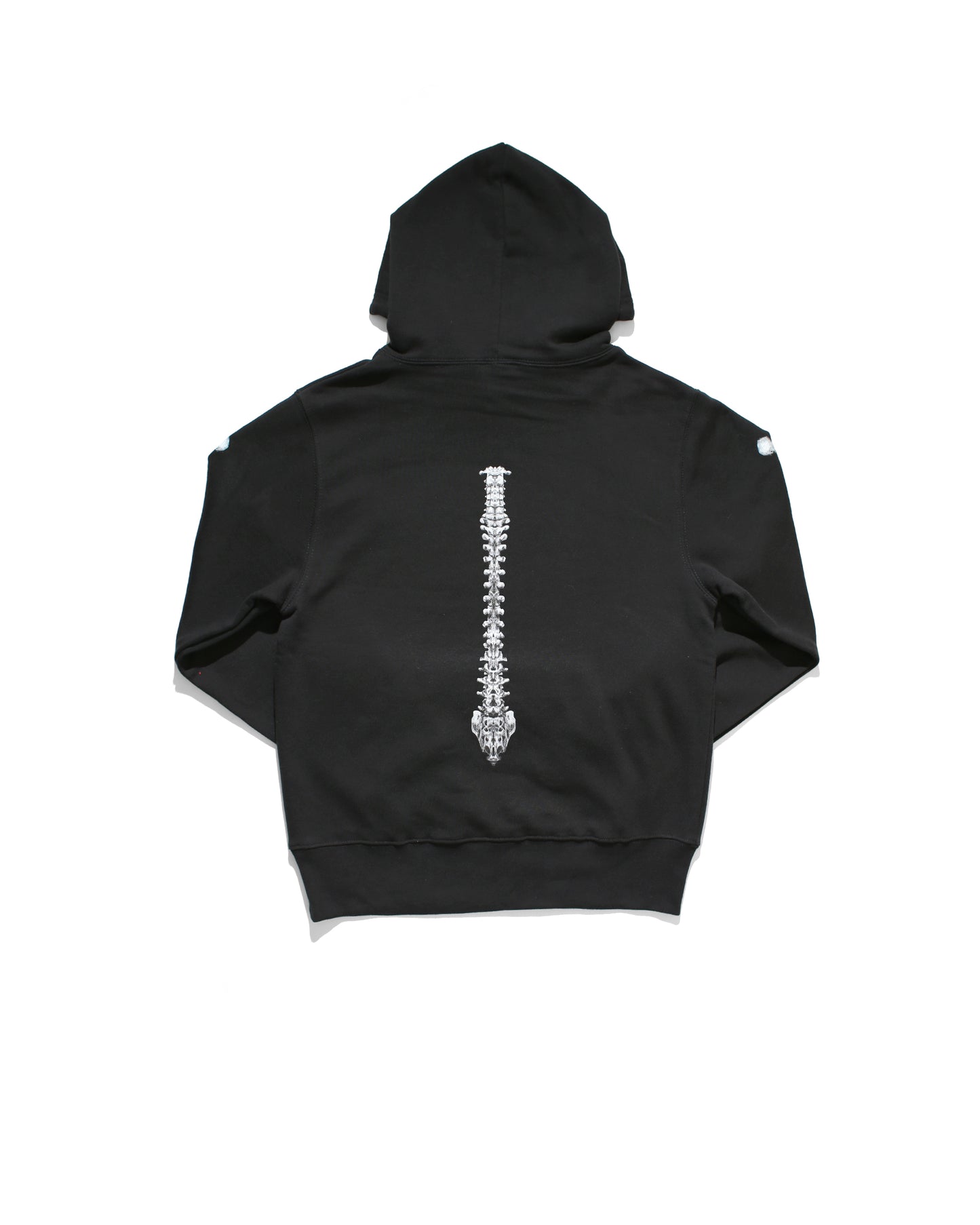 BONE PULLOVER HOODIE – BLACK