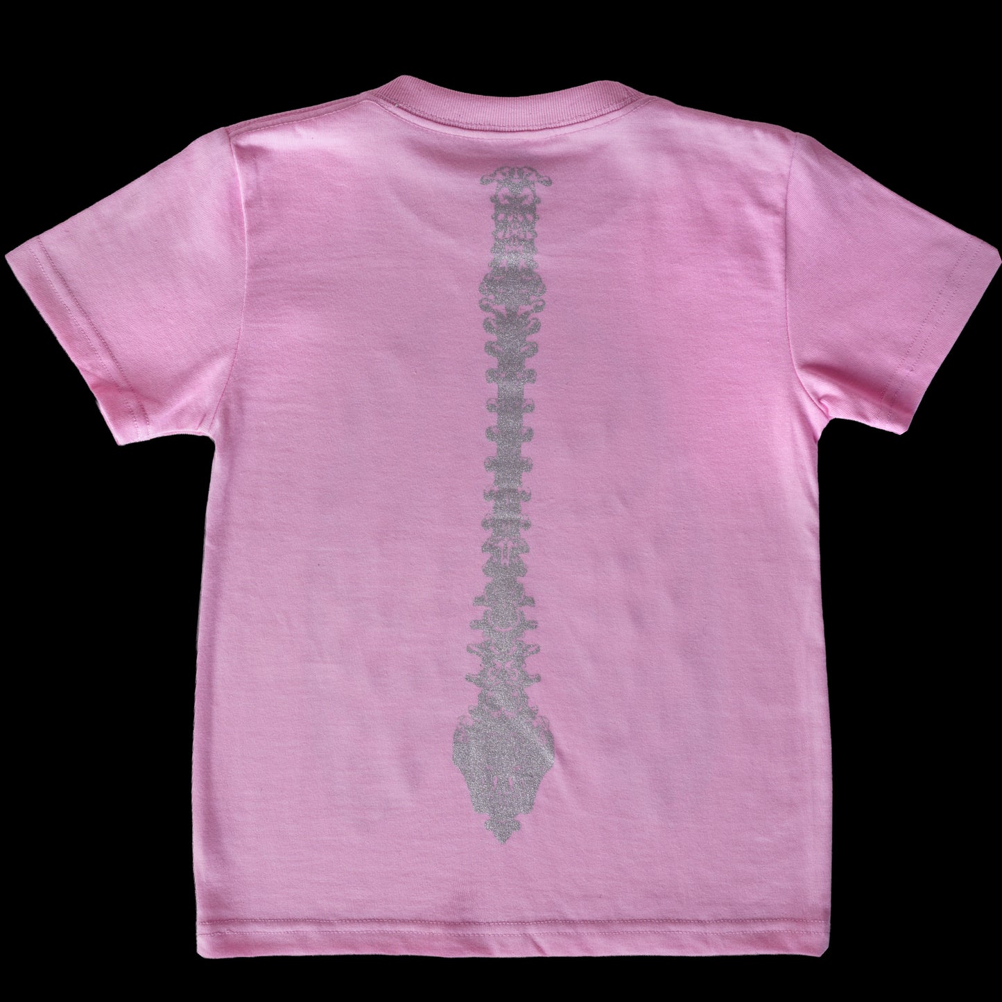 GLITTER BONE T – PINK