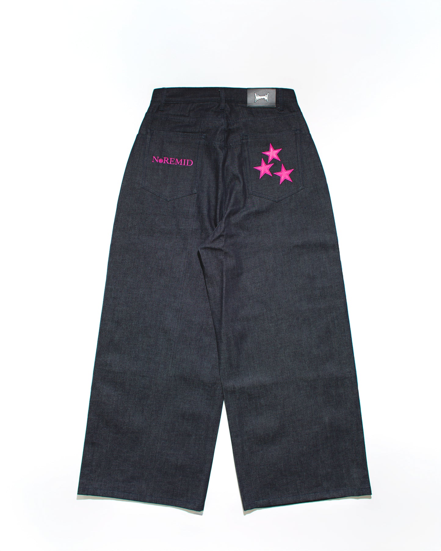 WIDE RIGID DENIM PANTS – INDIGO