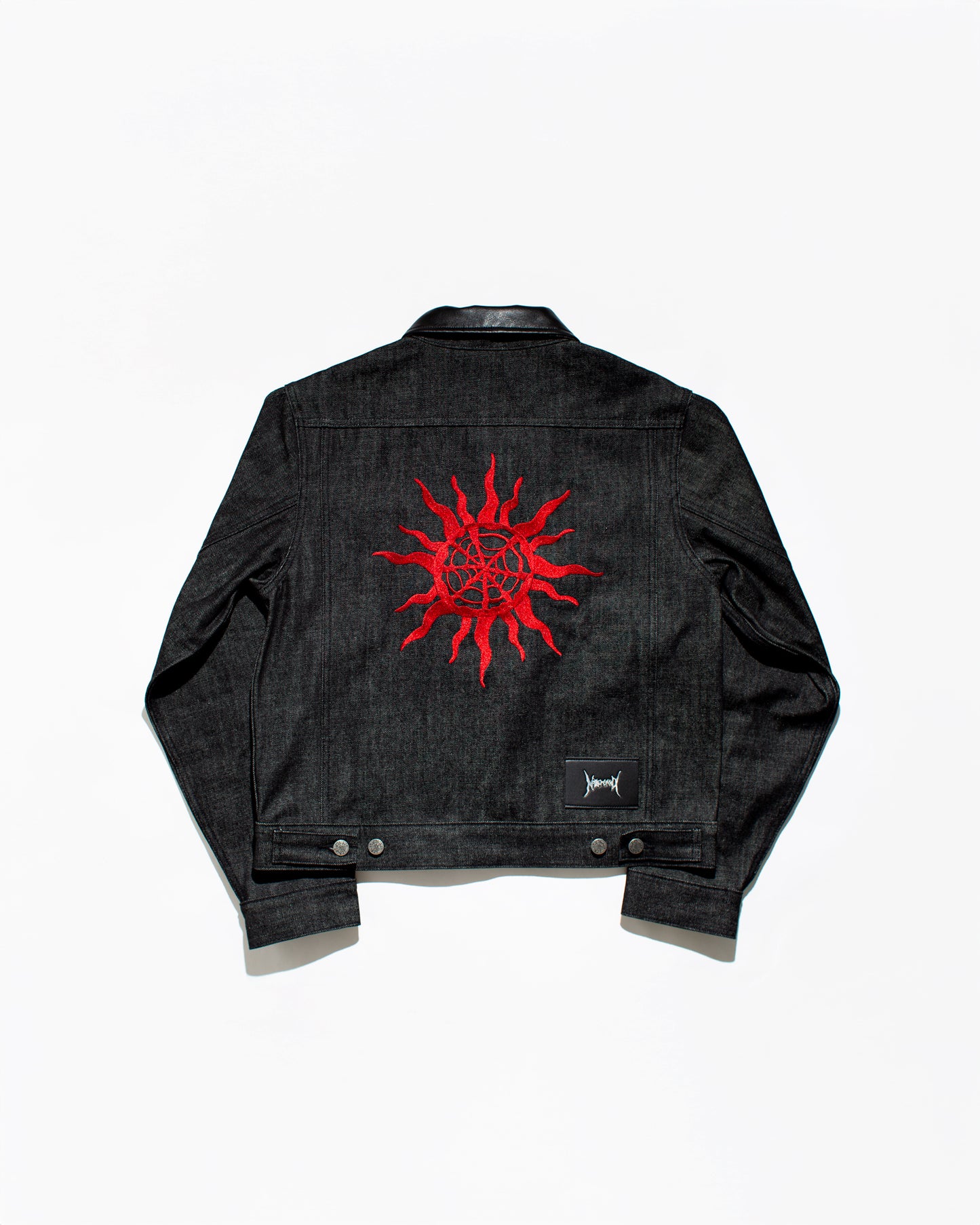 RIGID FIREMAN DENIM JACKET - BLACK