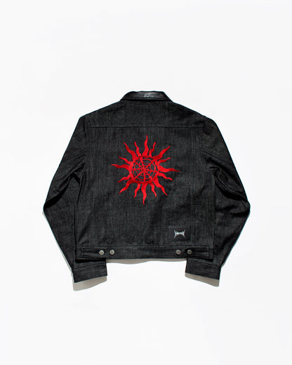 RIGID FIREMAN DENIM JACKET - BLACK