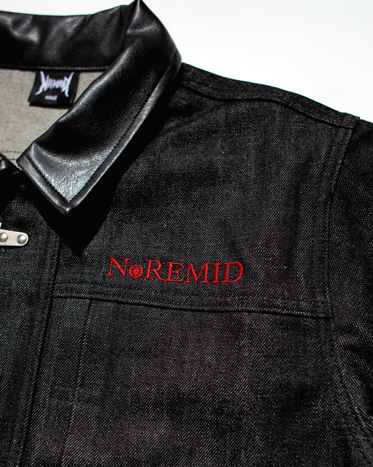 RIGID FIREMAN DENIM JACKET - BLACK