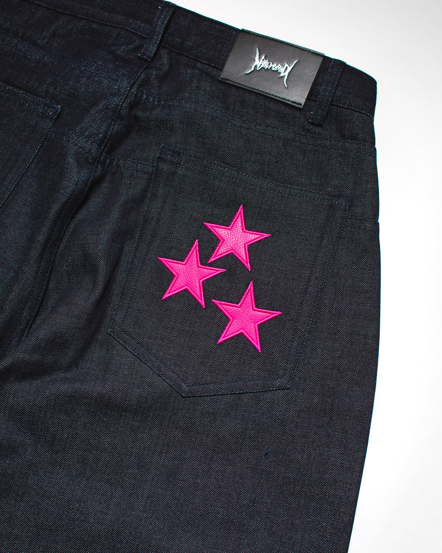 WIDE RIGID DENIM PANTS – INDIGO