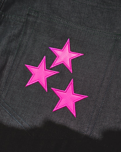 WIDE RIGID DENIM PANTS – INDIGO