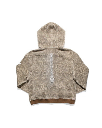 BONE THERMAL ZIP-UP HOODIE – LEOPARD