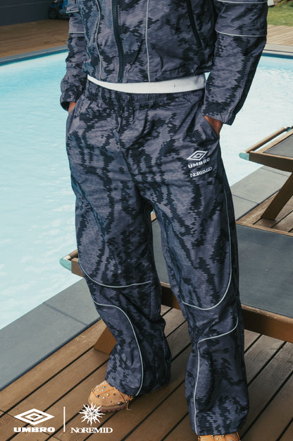 【NOREMID × UMBRO】 REFLECTIVE NYLON PANTS - GREY