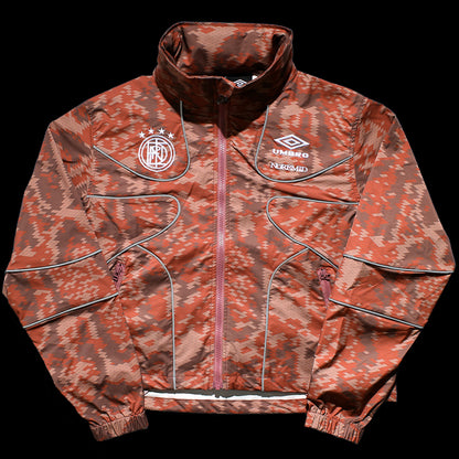【NOREMID × UMBRO】 REFLECTIVE NYLON JACKET - BROWN