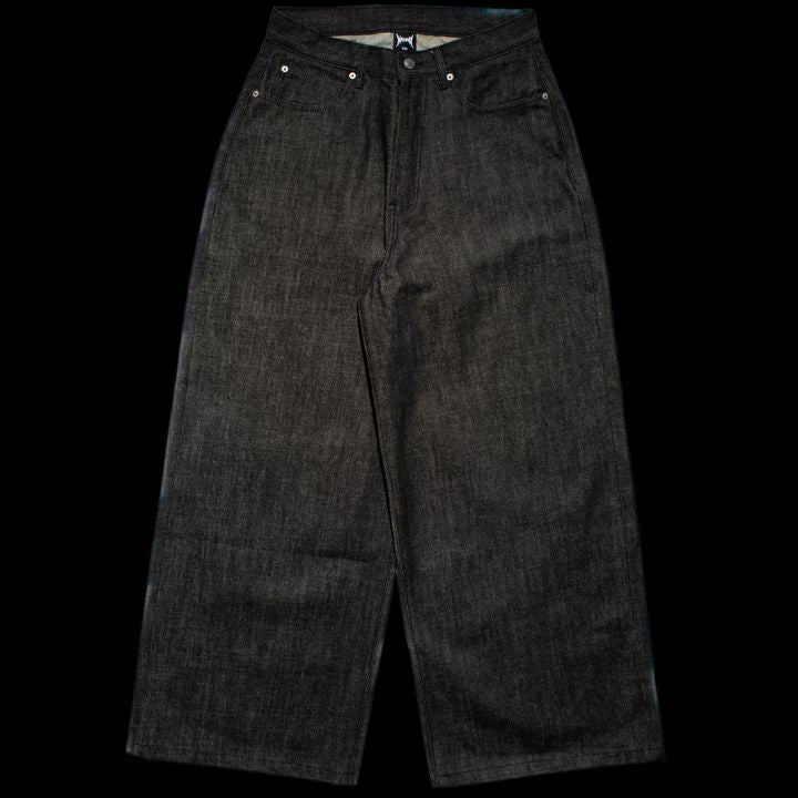 【予約商品】WIDE RIGID DENIM PANTS – BLACK