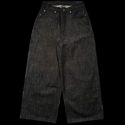 【予約商品】WIDE RIGID DENIM PANTS – BLACK