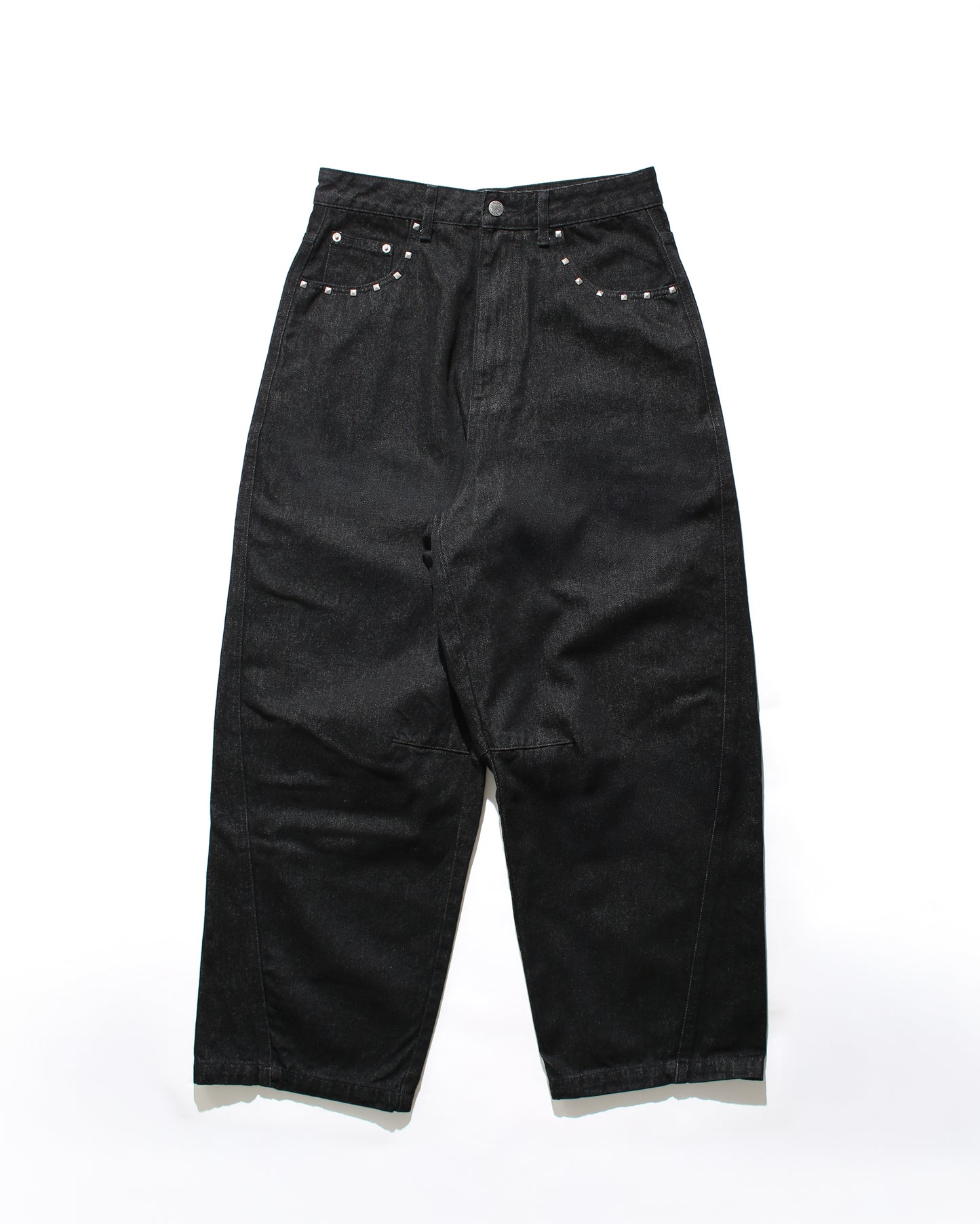 GIRL RIGID DENIM – BLACK × BLACK