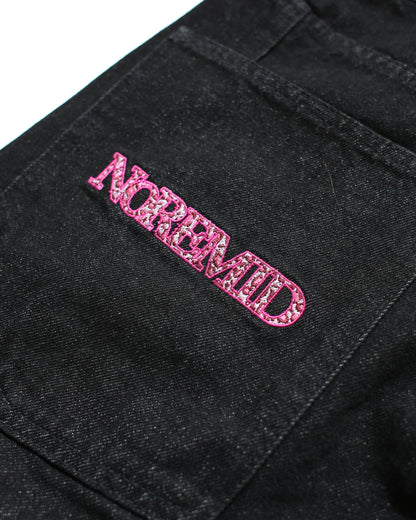 GIRL RIGID DENIM – BLACK × BLACK