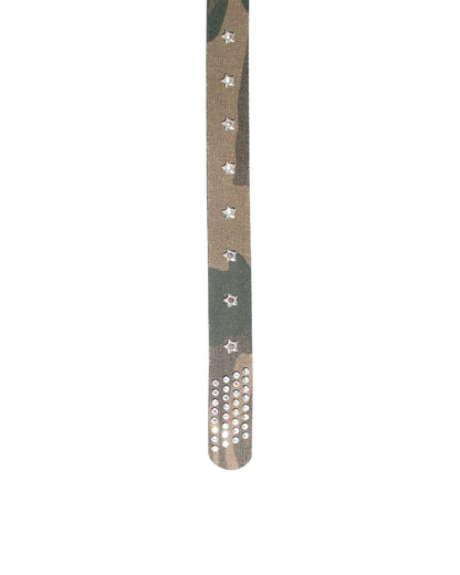 STUDDED BELT - CAMO