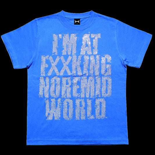 RHINESTONE TEE - BLUE
