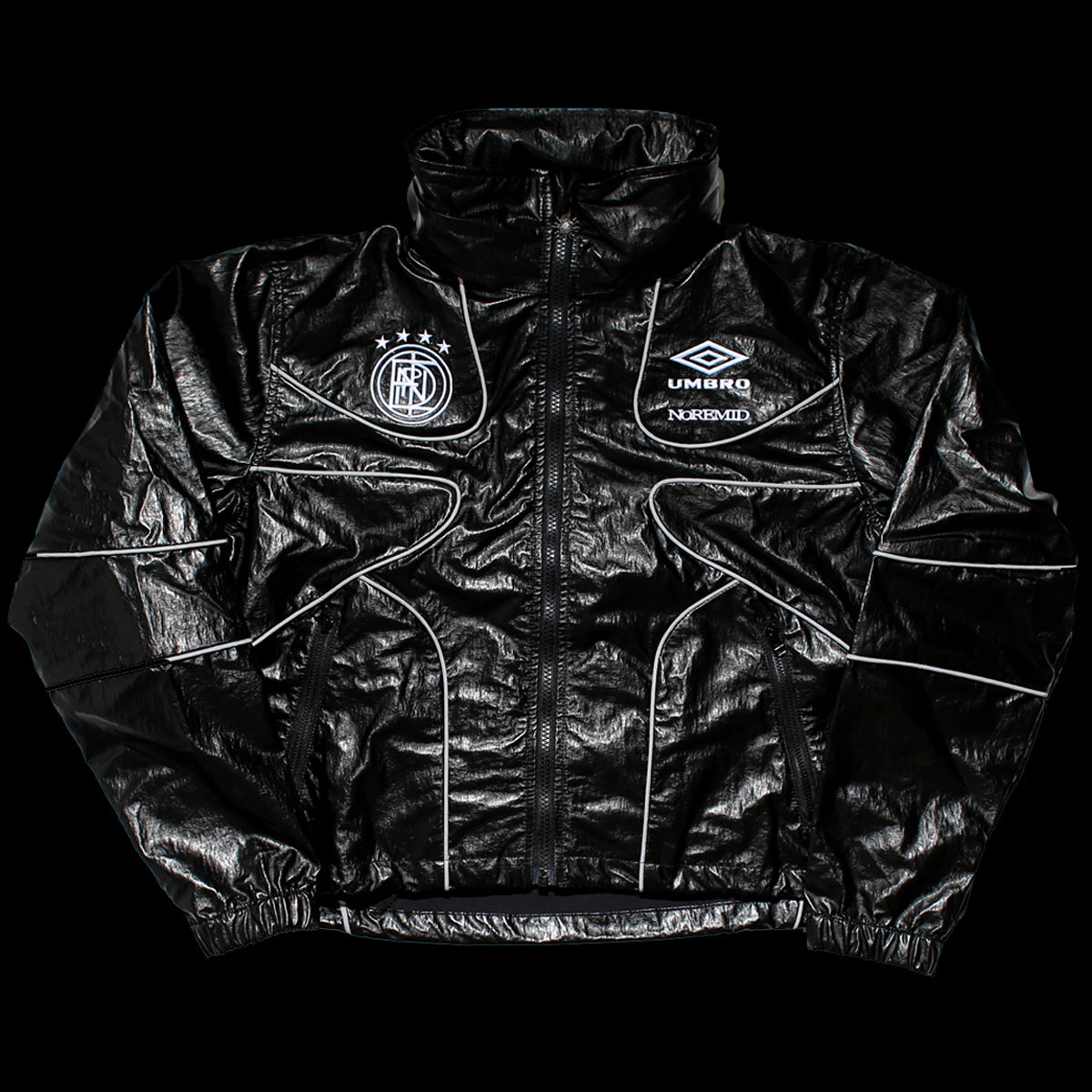 【NOREMID × UMBRO】 REFLECTIVE NYLON JACKET - BLACK