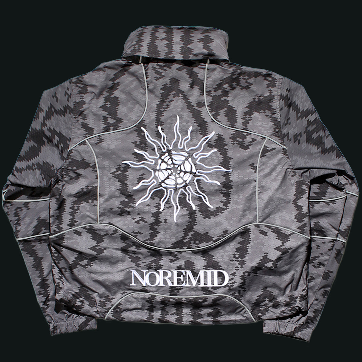 【NOREMID × UMBRO】 REFLECTIVE NYLON JACKET - GREY