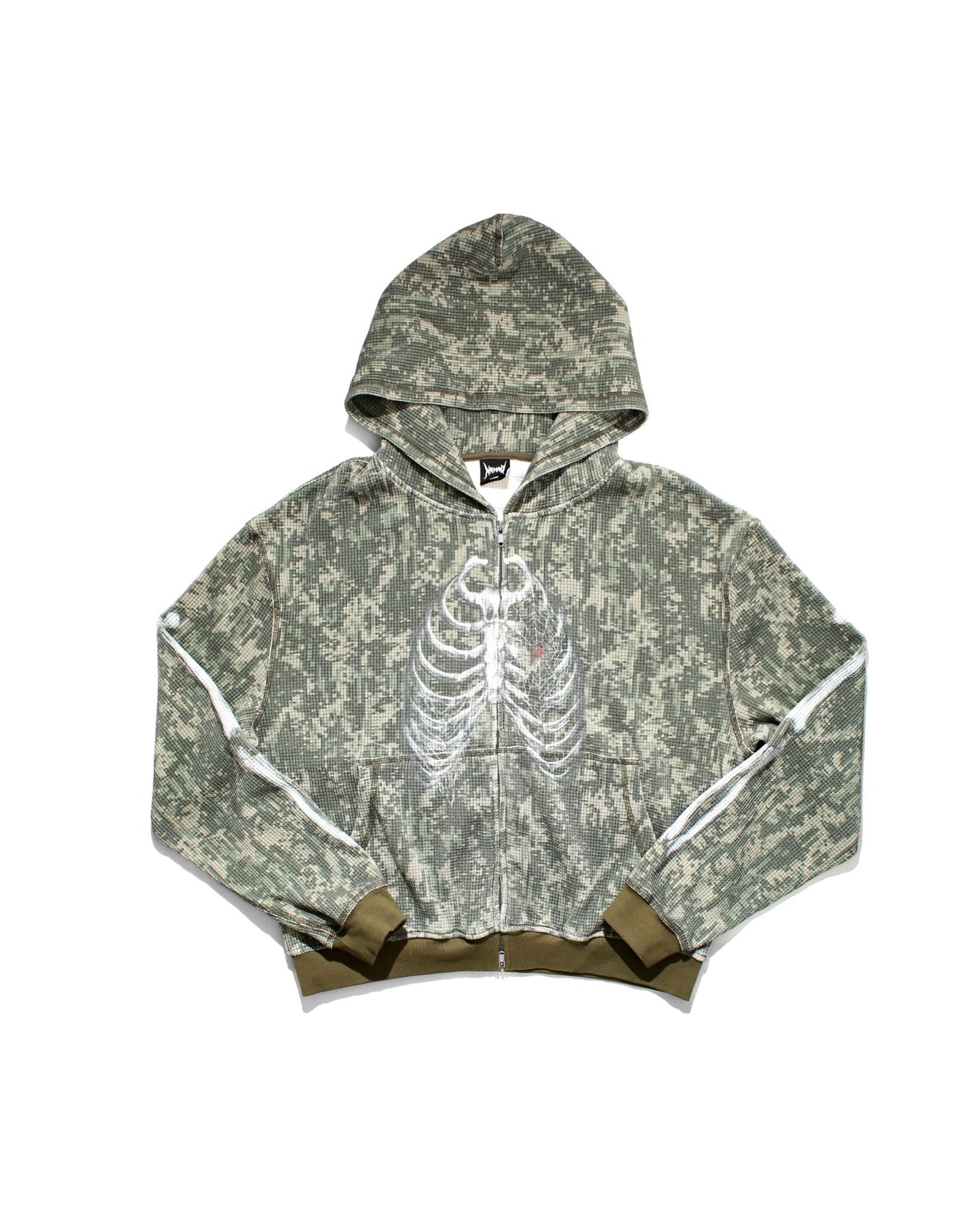 BONE THERMAL ZIP-UP HOODIE – CAMO