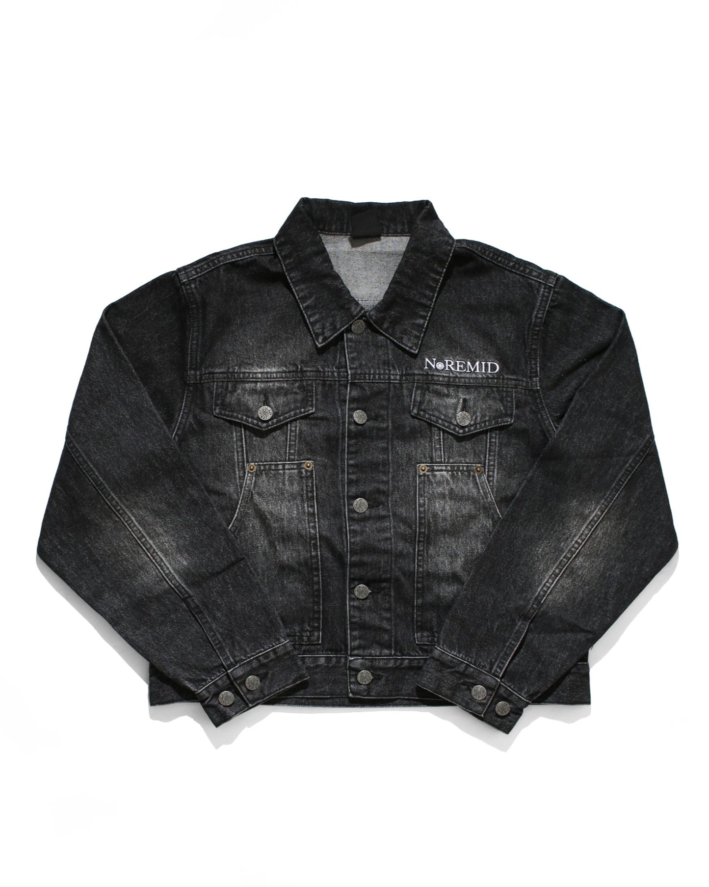 DENIM TRUCKER JKT - BLACK FADE