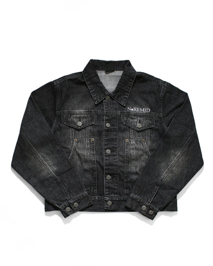 DENIM TRUCKER JKT - BLACK FADE