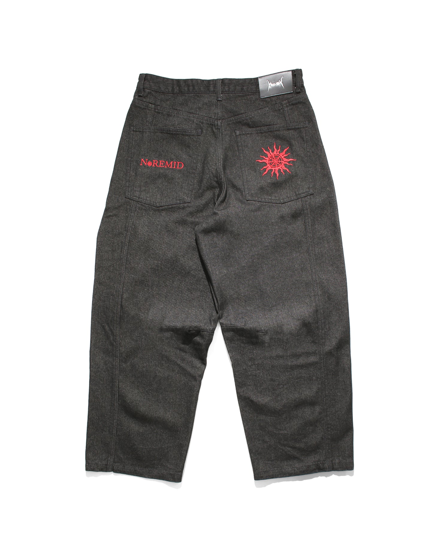 RIGID DENIM – BLACK/RED