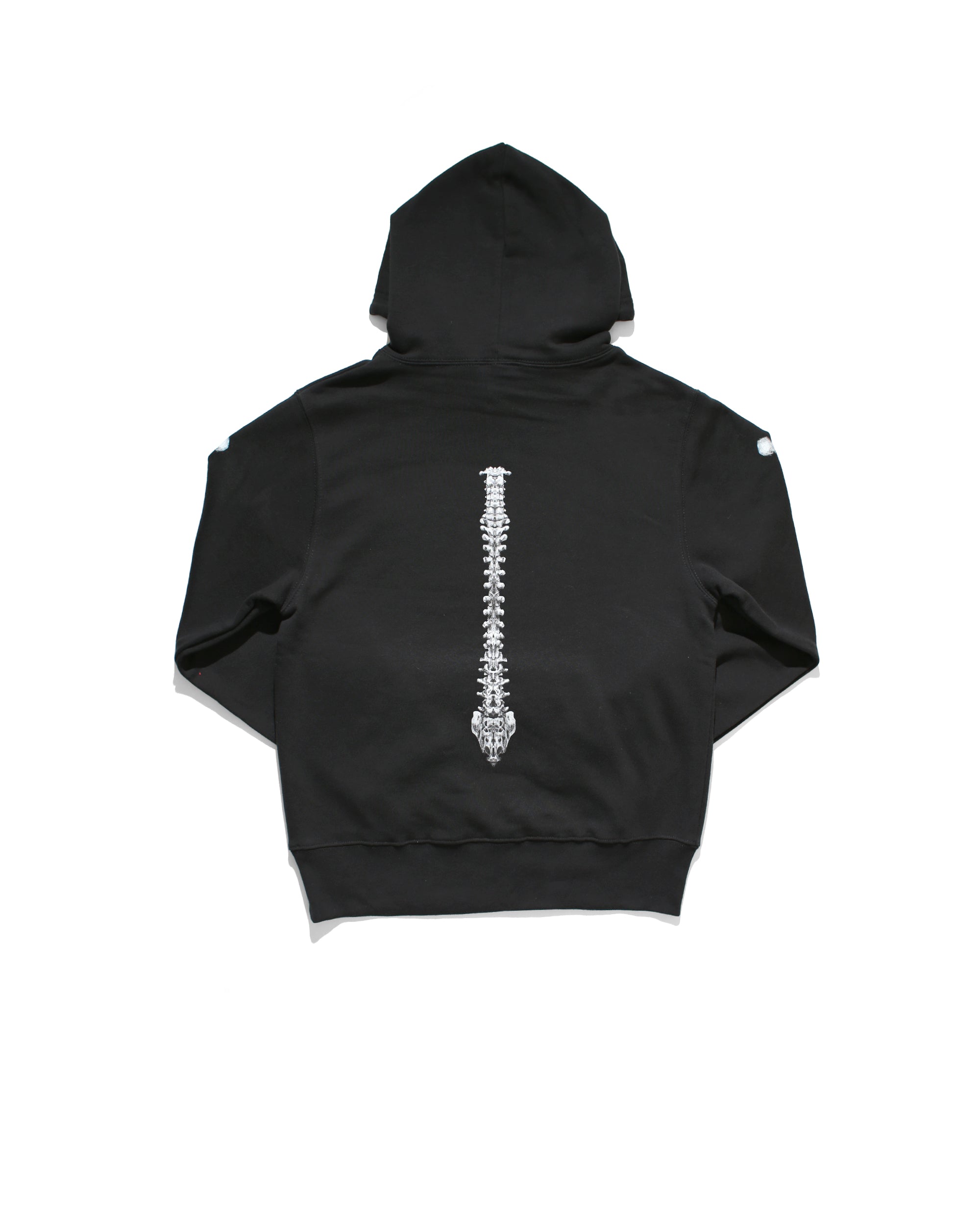 トップス NOREMID BONE PULLOVER HOODIE - BLACK BONE PULLOVER HOODIE – BLACK – NOREMID
