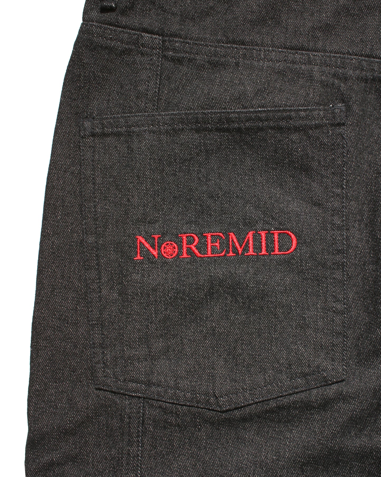 RIGID DENIM – BLACK/RED