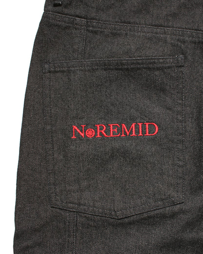 RIGID DENIM – BLACK/RED