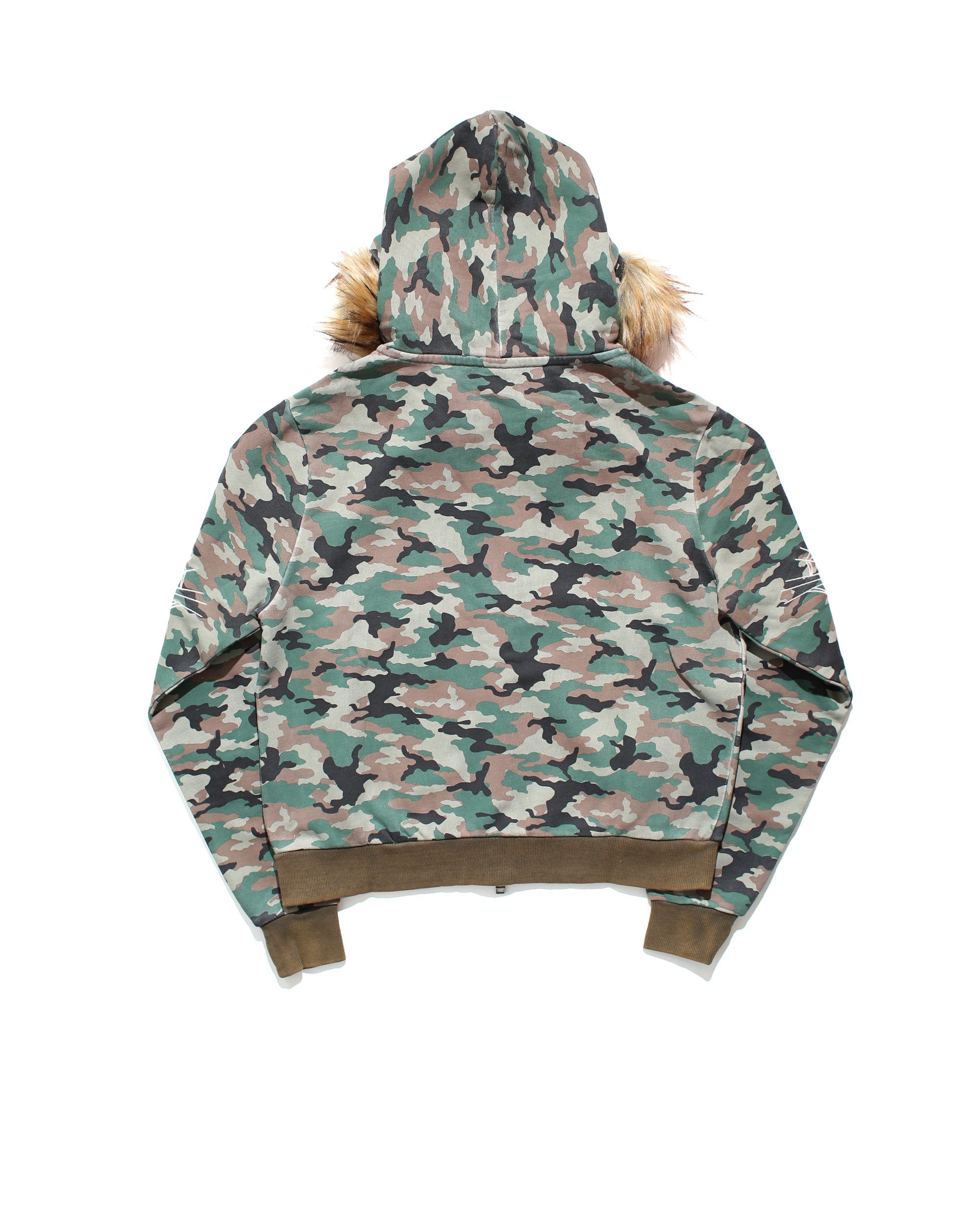 FUR ZIP HOODIE - CAMO – NOREMID