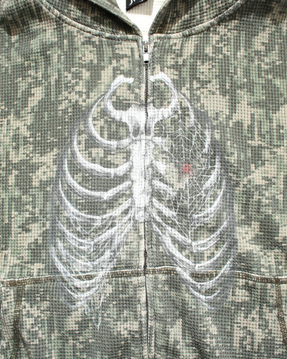BONE THERMAL ZIP-UP HOODIE – CAMO