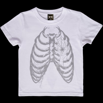 GLITTER BONE T – WHITE