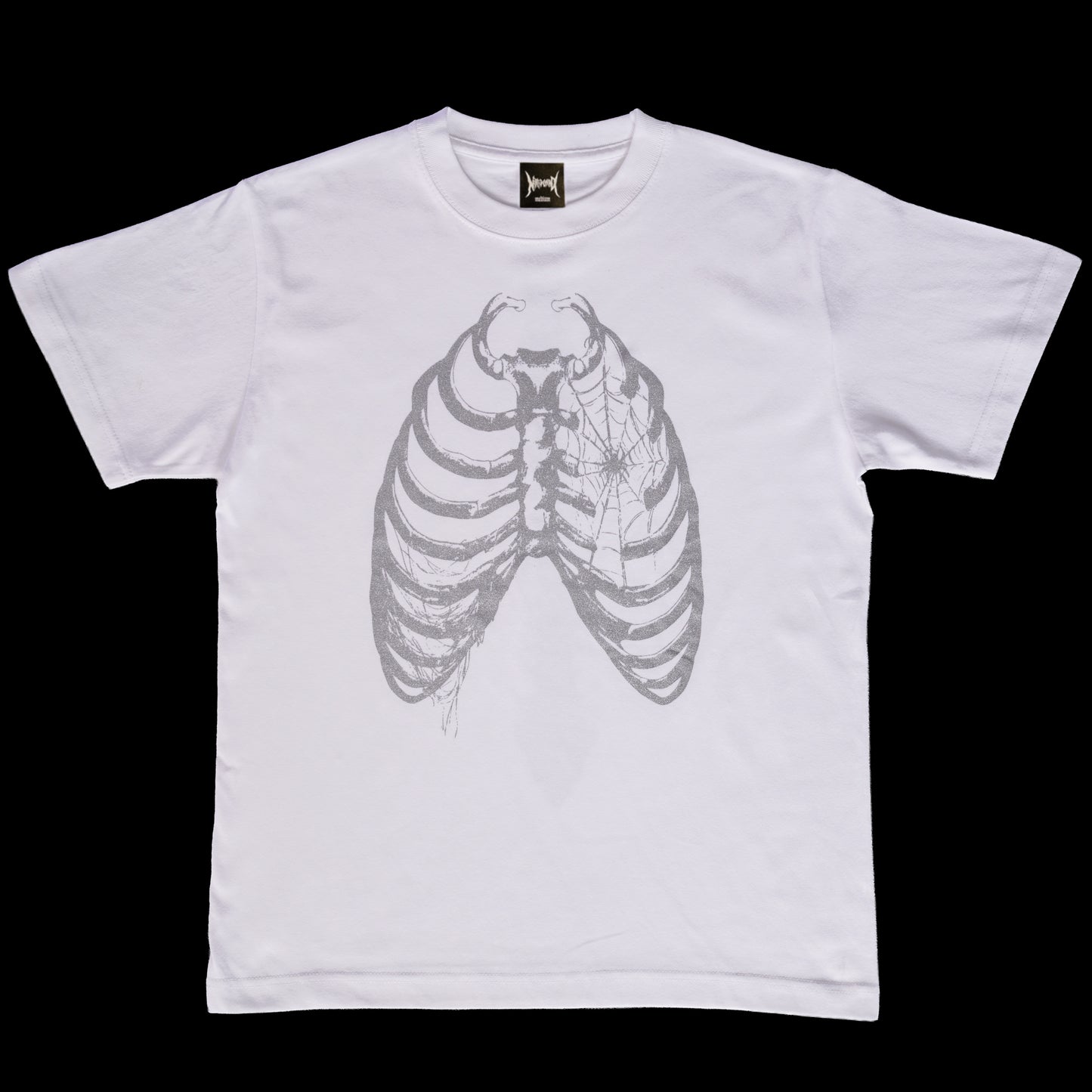 GLITTER BONE T – WHITE