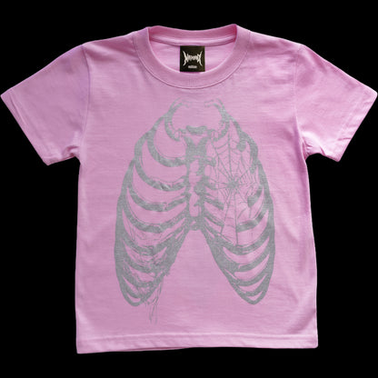 GLITTER BONE T – PINK