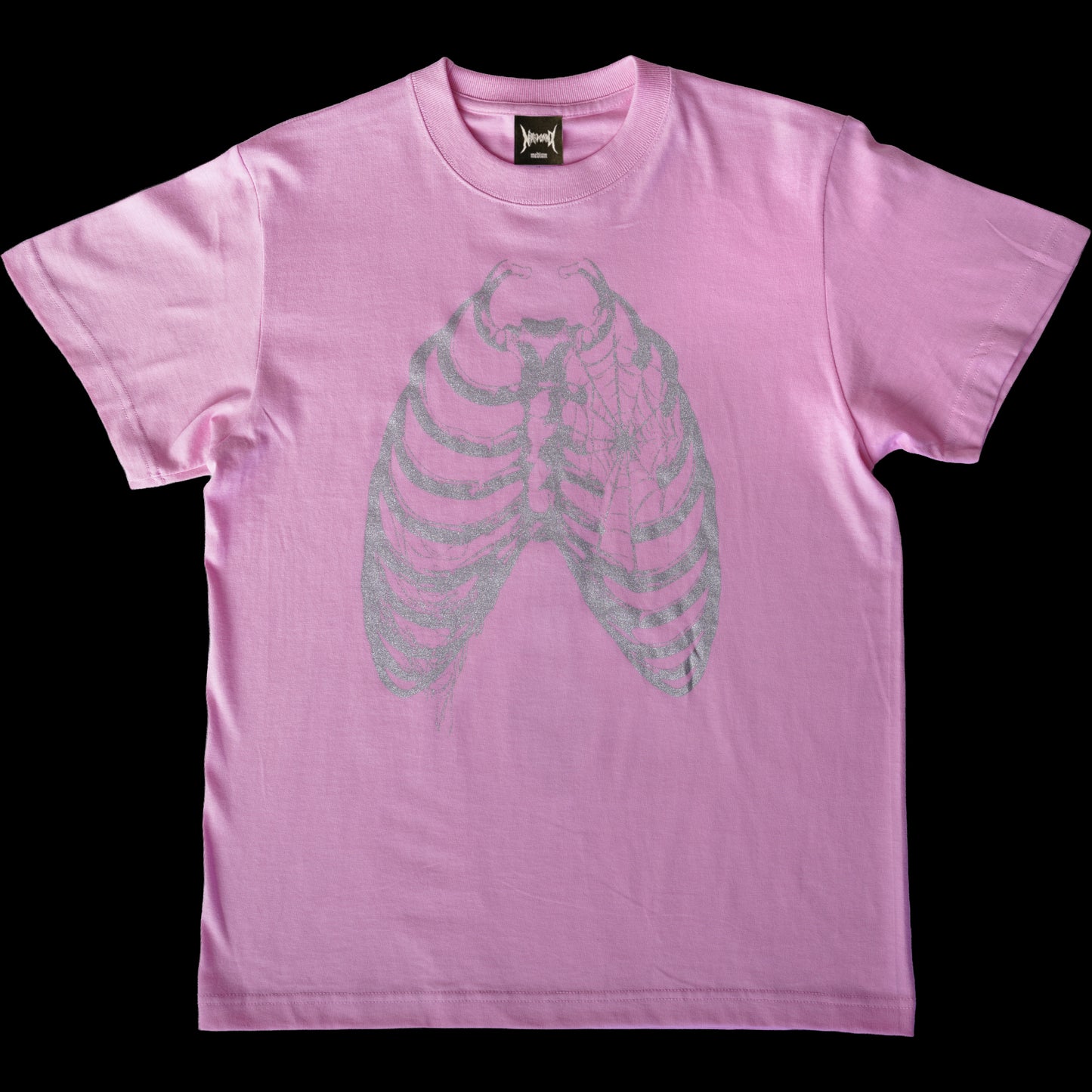 GLITTER BONE T – PINK