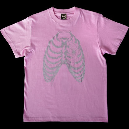 GLITTER BONE T – PINK