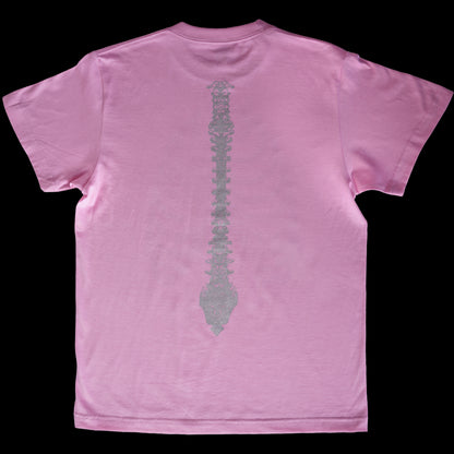 GLITTER BONE T – PINK