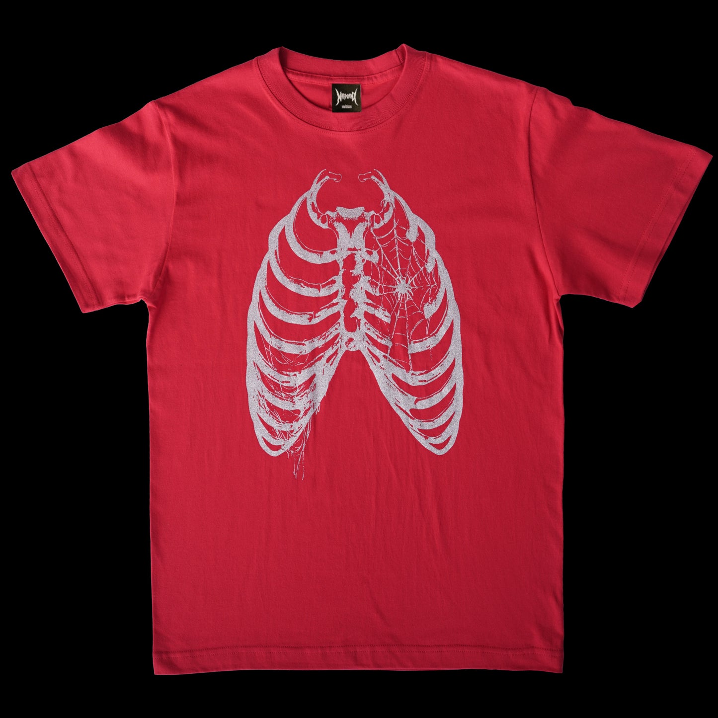 GLITTER BONE T – RED