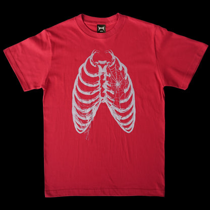 GLITTER BONE T – RED