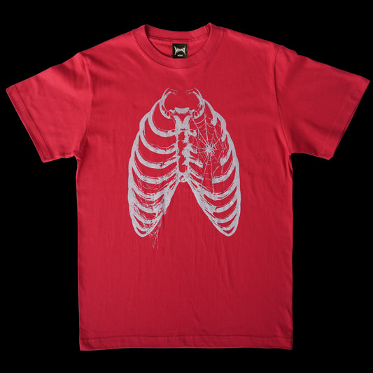 GLITTER BONE T – RED