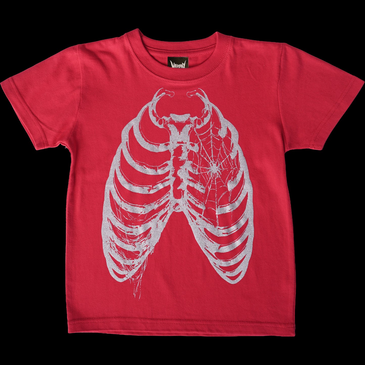 GLITTER BONE T – RED