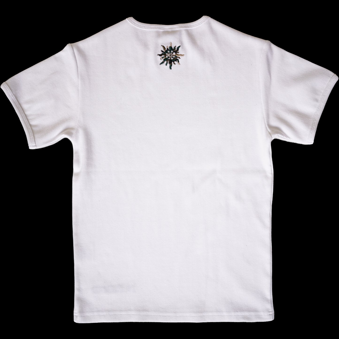 RIBBED SS T  - WHITE