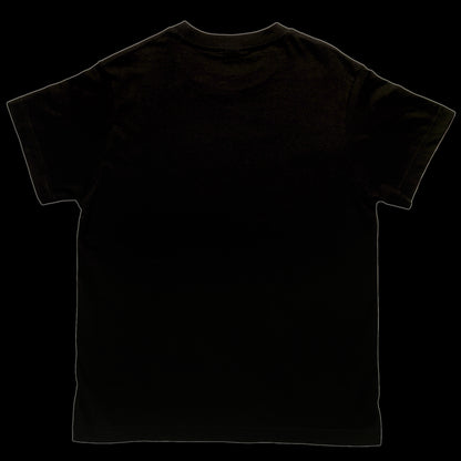CROSS RHINESTONE T - BLACK