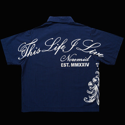 GINGHAM SHIRT - BLUE