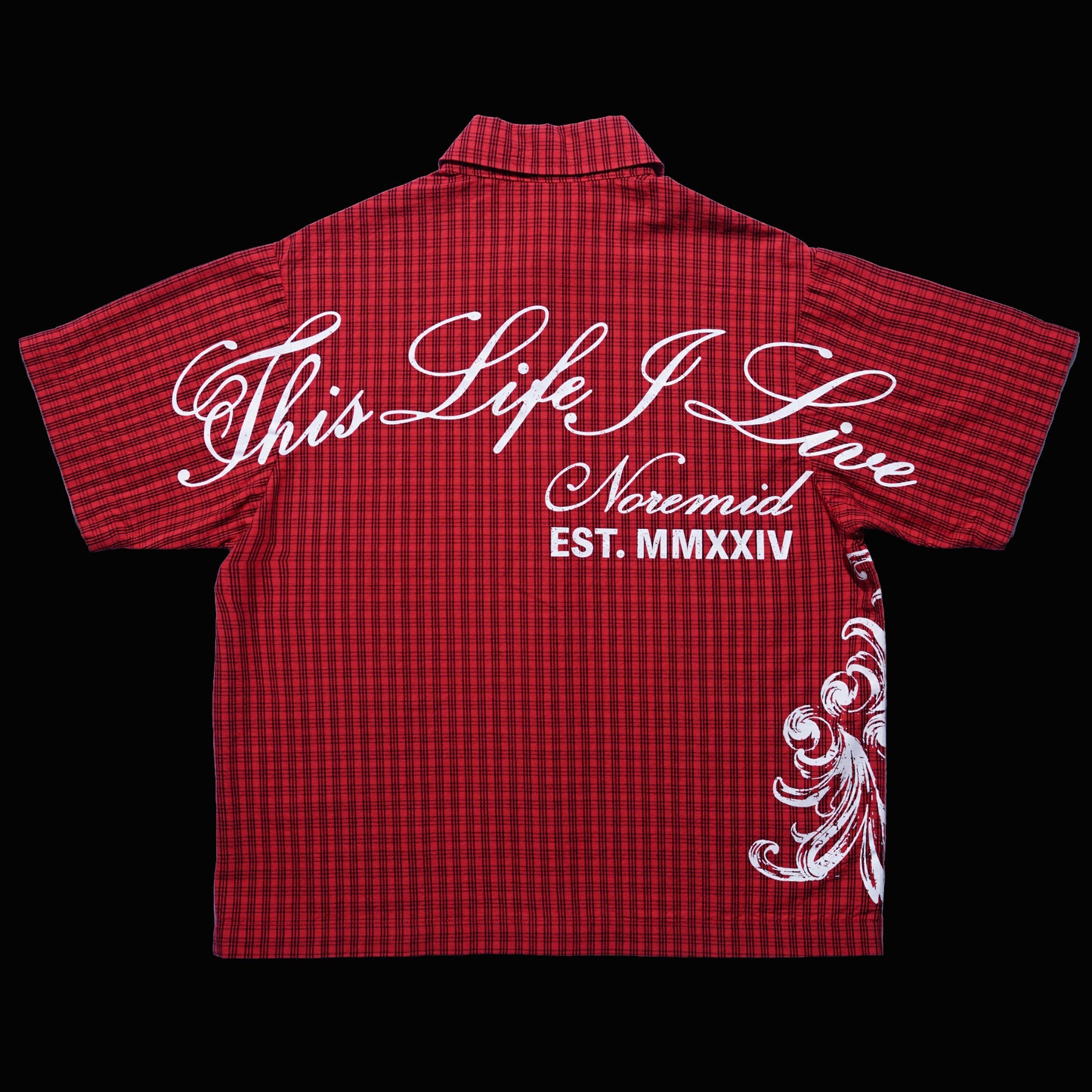 GINGHAM SHIRT - RED