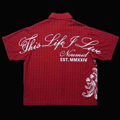 GINGHAM SHIRT - RED