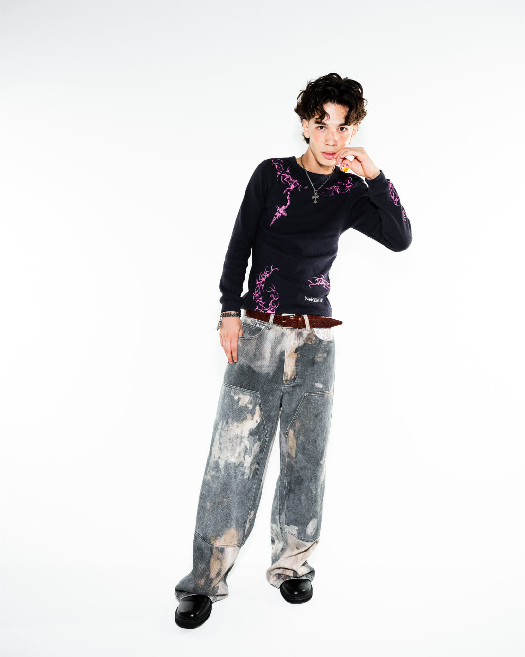 THERMAL L/S TEE – BLACK（予約販売 ※11月初旬お届け予定）