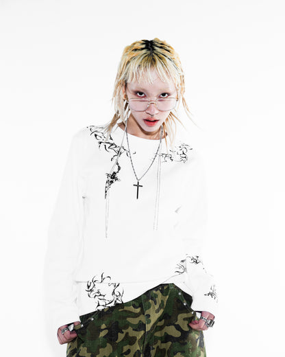 THERMAL L/S TEE – WHITE（予約販売 ※11月初旬お届け予定）