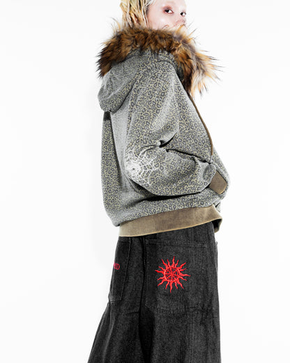 RIGID DENIM – BLACK/RED