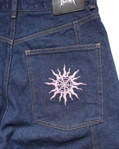 RIGID DENIM – NAVY/PINK