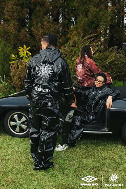 【NOREMID × UMBRO】 REFLECTIVE NYLON JACKET - BLACK