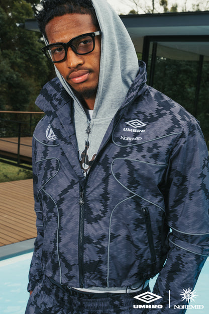 【NOREMID × UMBRO】 REFLECTIVE NYLON JACKET - GREY