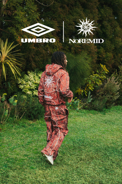 【NOREMID × UMBRO】 REFLECTIVE NYLON PANTS - BROWN